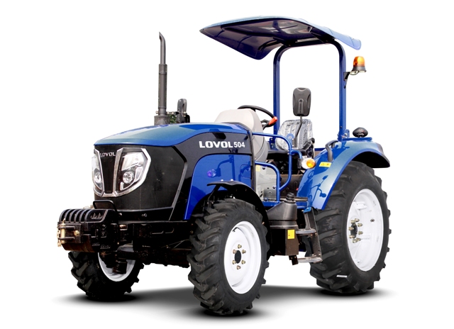 Tracteur LOVOL 50cv - Moteur Doosan Euro 5 - Arceau et Toit