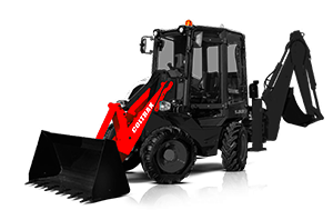 COLTRAX CR 1.33C – Tractopelle chargeuse compacte 4 roues directrices